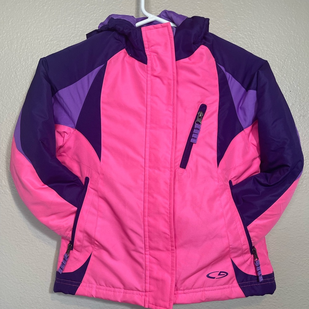 Champion Kids Vibrant Pink and Purple Puffer Jacket